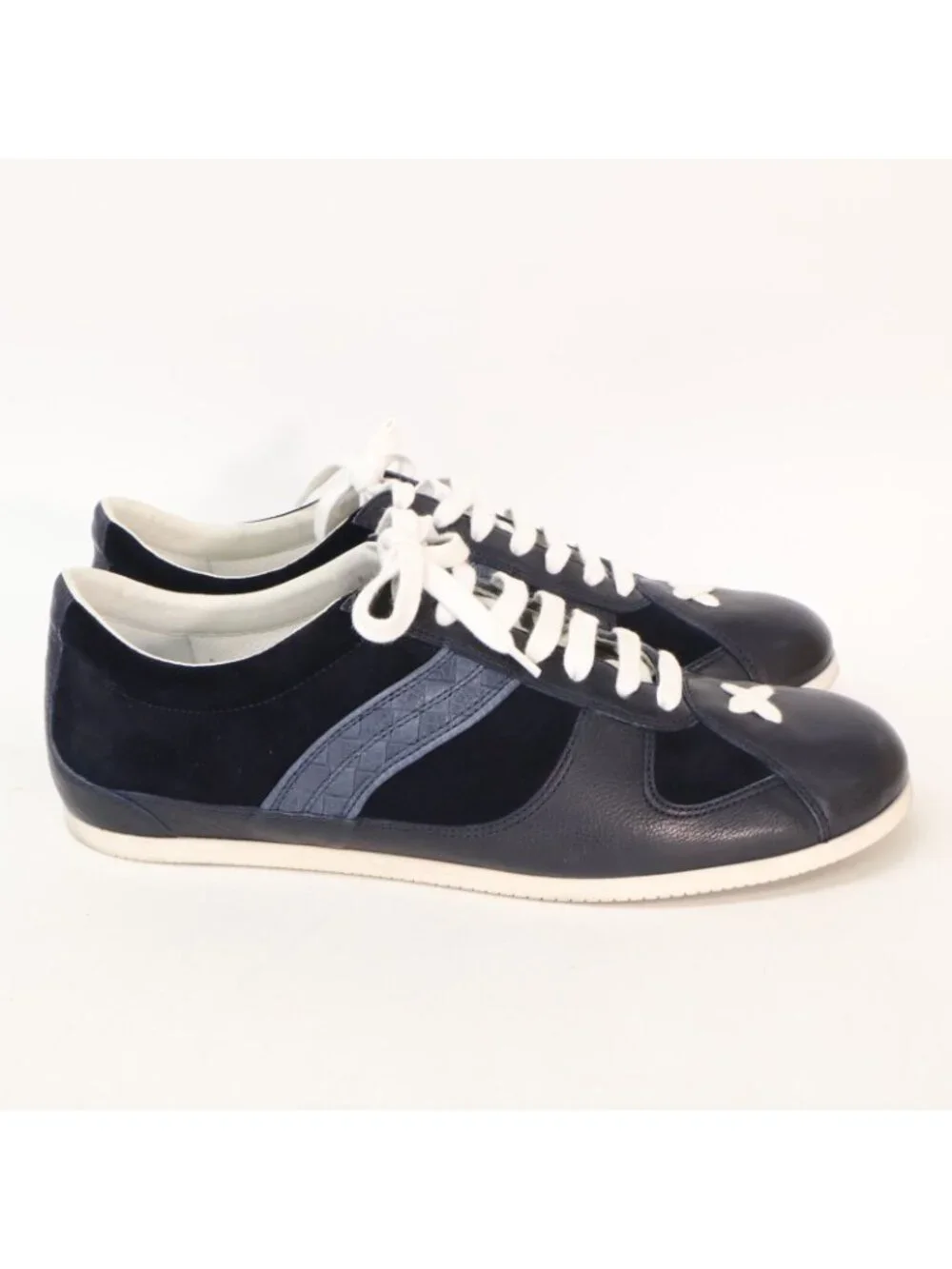Bottega Veneta Suede Leather Low Cut Sneakers
